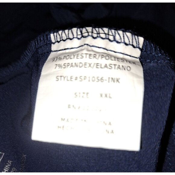 Xertia Stretch Pants Women's Scrub Jogger XXL Navy Blue Lightweight - Picture 7 of 7